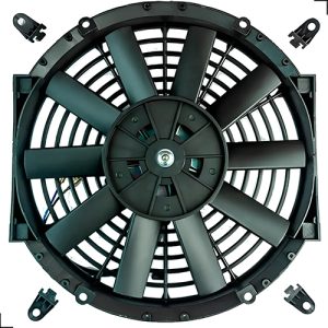 ELETROVENTILADOR UNIVERSAL 12" PÁ RETA SOPRANTE 10 PÁS C/DEFLETOR