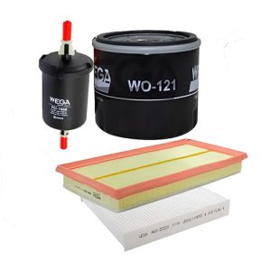 KIT FILTRO TROCA COMPLETA PULSE T200 1.0 12V 3CC 22/