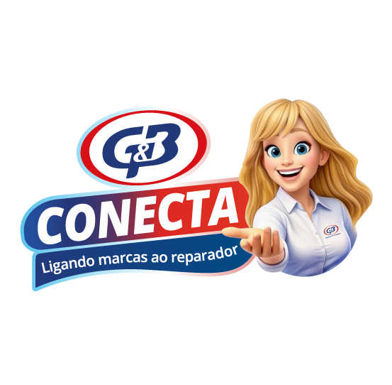 Logo GB Conecta e Personagem